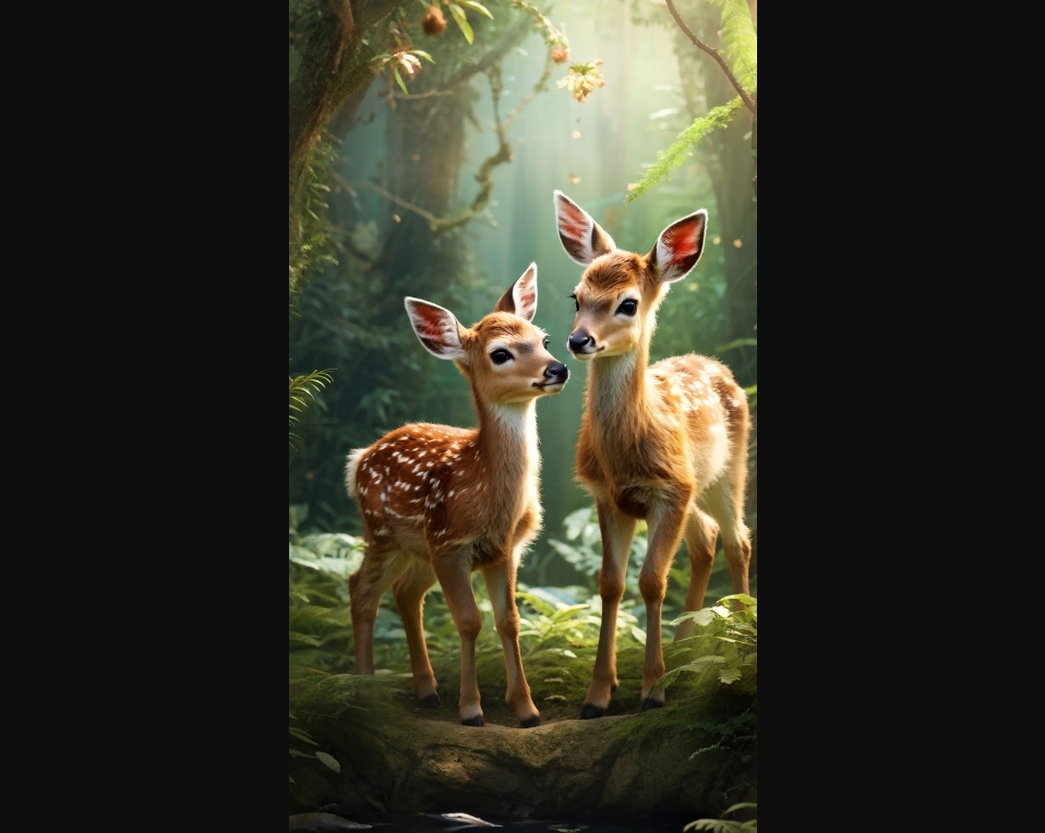 Der Hirsch, ein majestätisches Tier, das es in der Natur zu schützen gilt 🌿 1 Bambie, animal fascinant, nature.